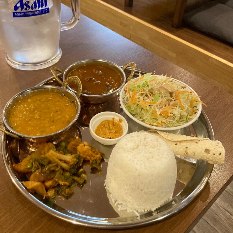 ネパールターリセット(Sasha Spice Dining(サーシャスパイスダイニング))