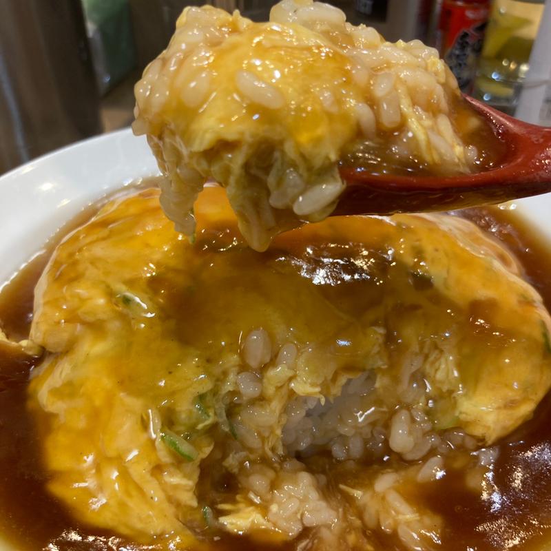 天津飯 大盛り(れんげ食堂 Toshu 京王永山店)