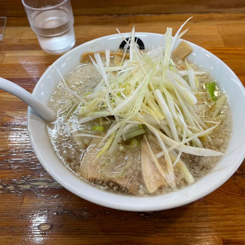 白のねぎ中華そば(中華そば伊藤商店　福島吉倉店)