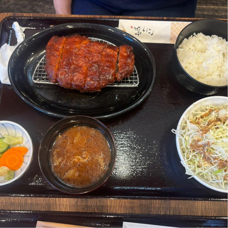 味噌カツ定食(とんかつ処たけ家 とんとん)