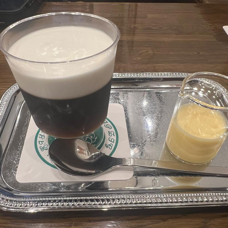 コーヒーゼリーとブランマンジェ(カフェ バッハ)