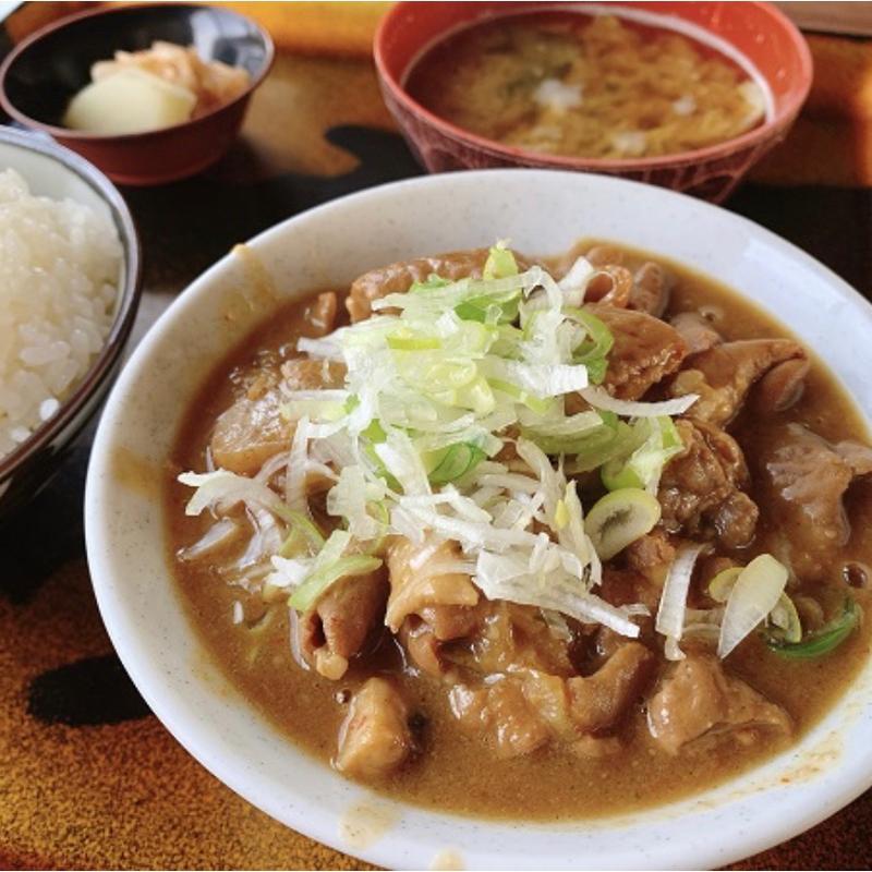 もつ煮定食(ドライブイン大番)