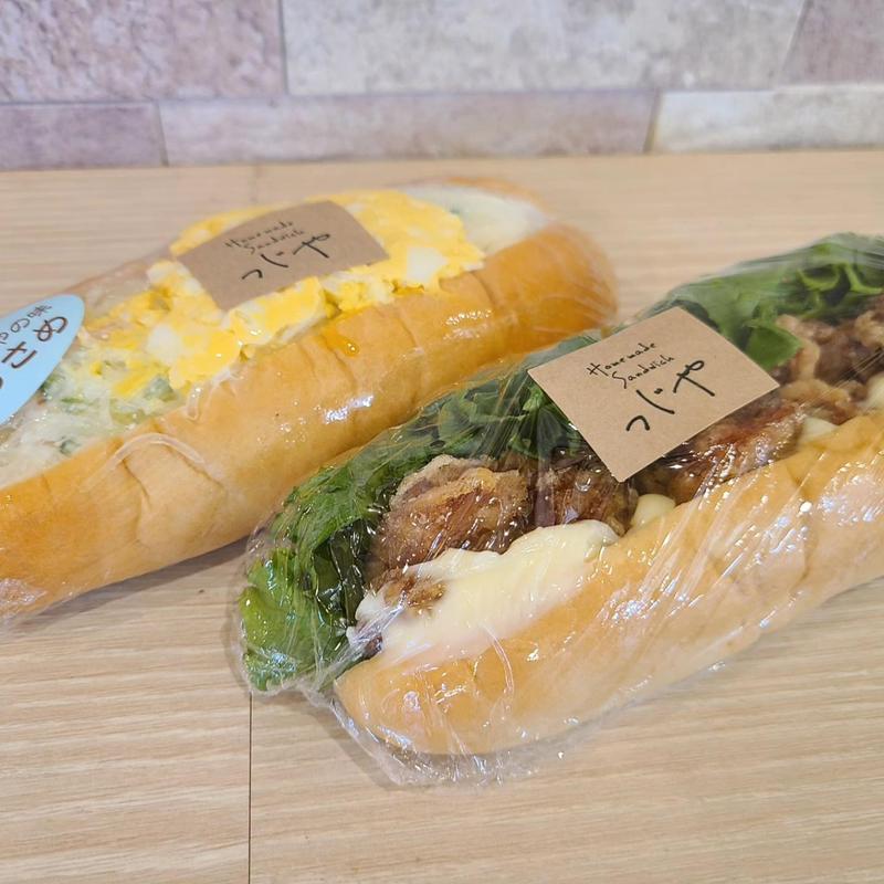 みねドッグ からあげマヨドッグ(手作りサンドイッチの店 つじや)