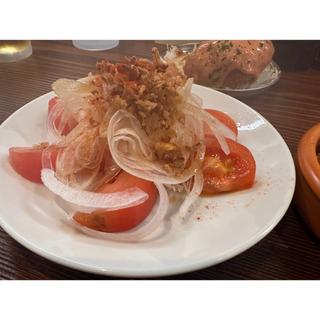 オニオンスライス(大衆食堂スタンドそのだ 心斎橋PARCO店)