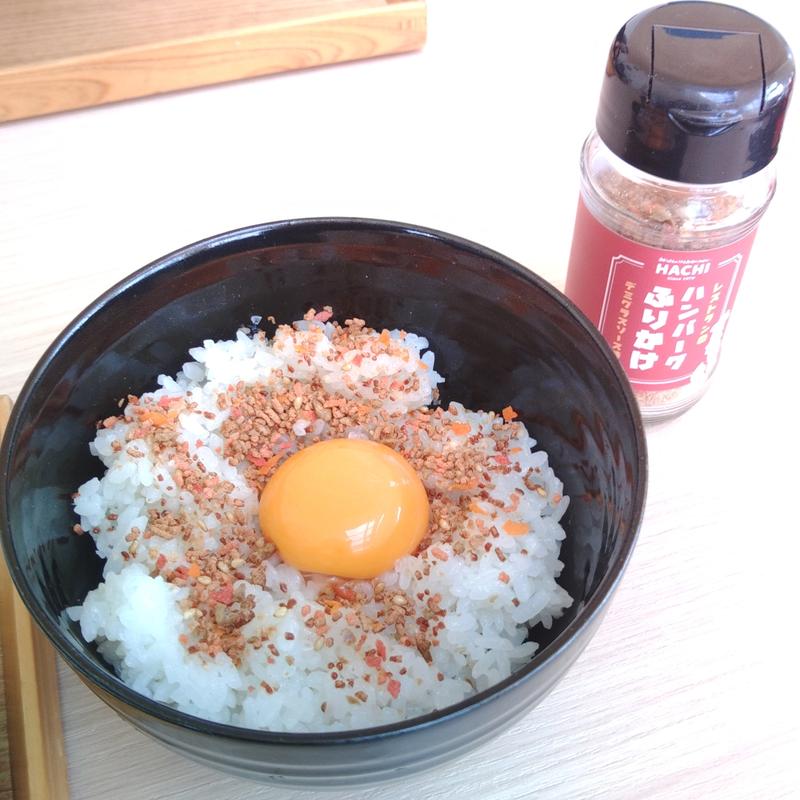 ハンバーグふりかけTKG(ゆりあげ 港食堂HACHI)