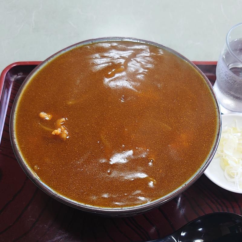 蓮根天のせカレー南蛮そば＋大盛り(生そばきむら )