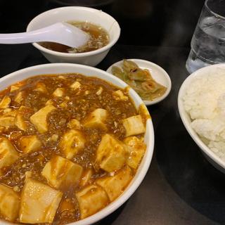 麻婆豆腐定食(萬楽飯店)