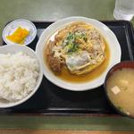 カツとじ定食