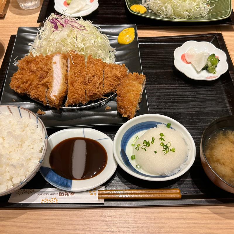 おろしロースカツ御膳(とんかつ和幸 イオンモール甲府昭和店)