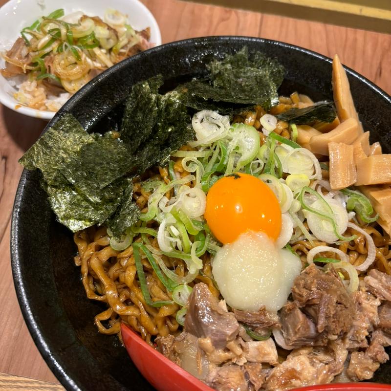 満腹セット　油そば(in EZO 本店)