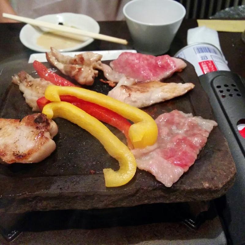 ハラミ定食(小川亭 とらちゃん 上六店 （オガワテイ トラチャン）)