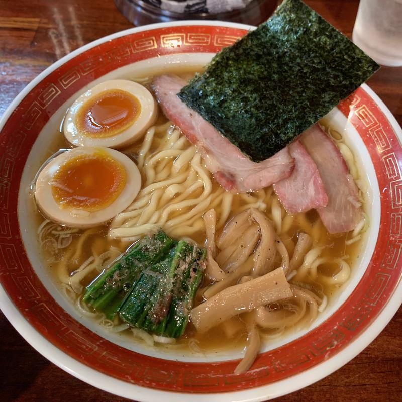 しょうゆ（平打ち）(麺処　懐や(ふところや))