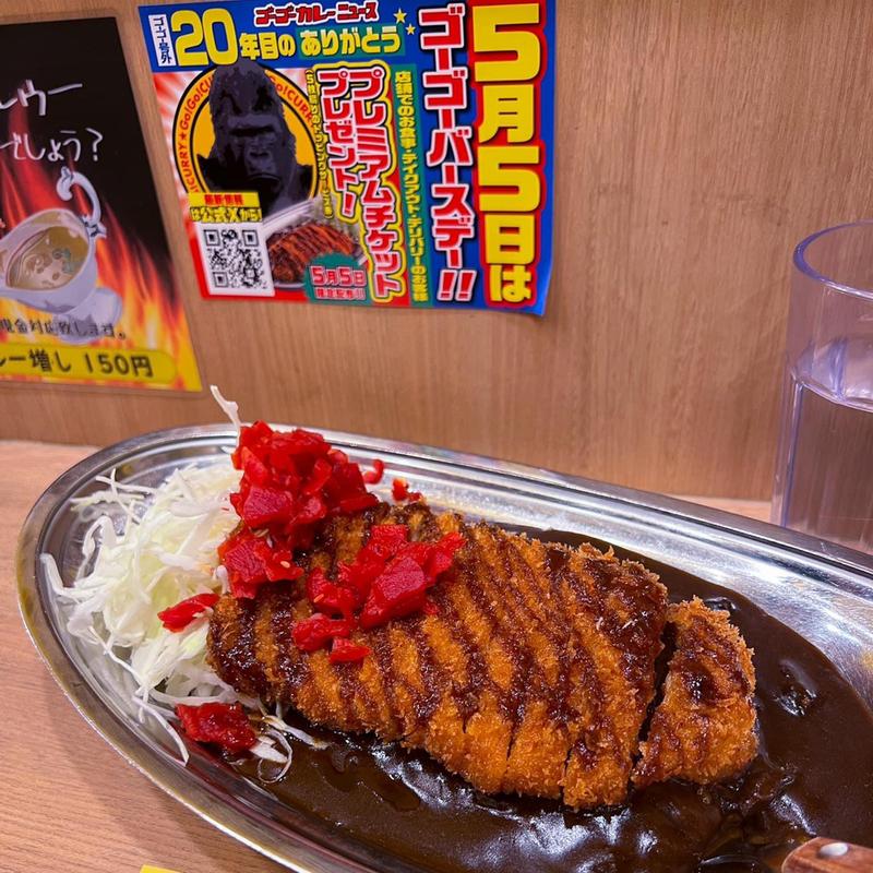 カツカレー(ゴーゴーカレー 新宿総本店 )