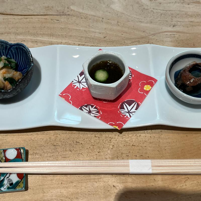 昼の部のコース　伊賀　前菜(寿司上野坂)