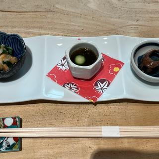 昼の部のコース　伊賀　前菜(寿司上野坂)