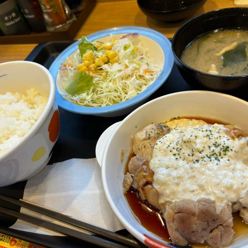ごろごろチキンの和風タルタル定食(松屋 渋谷清水橋店 )