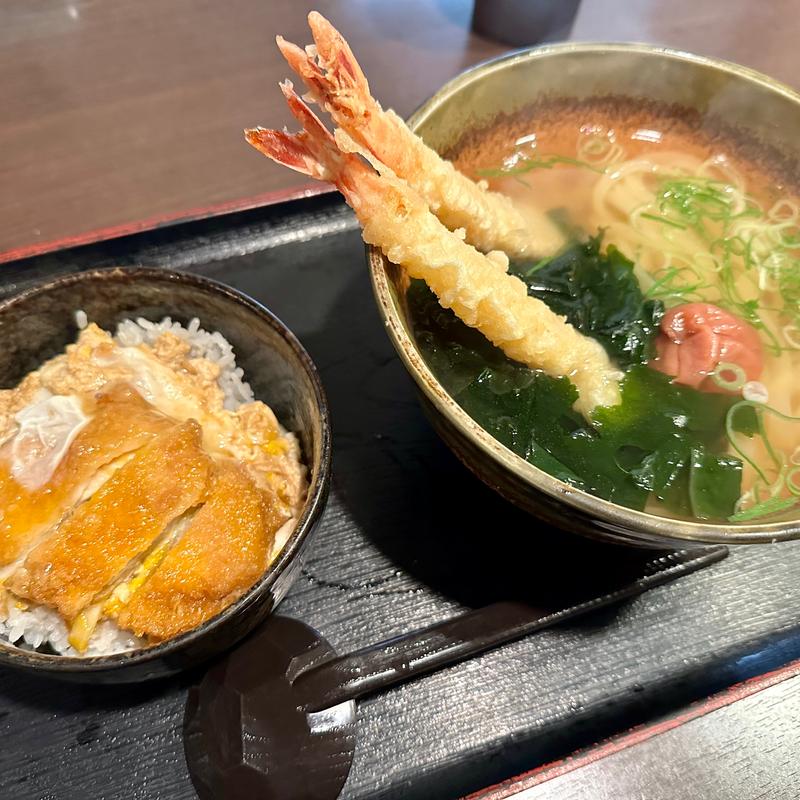 えび天うどん(大地のうどん 東京馬場店)