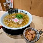 利尻昆布と煮干しの追いかつおラーメン＋赤酢五貫