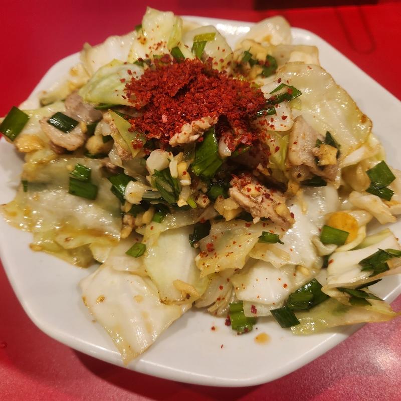 カプ菜炒め(カプサイメン 名古屋守山店)