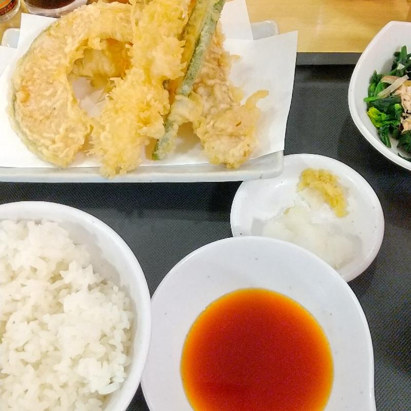 天ぷら定食(天丼てんや 目黒店)