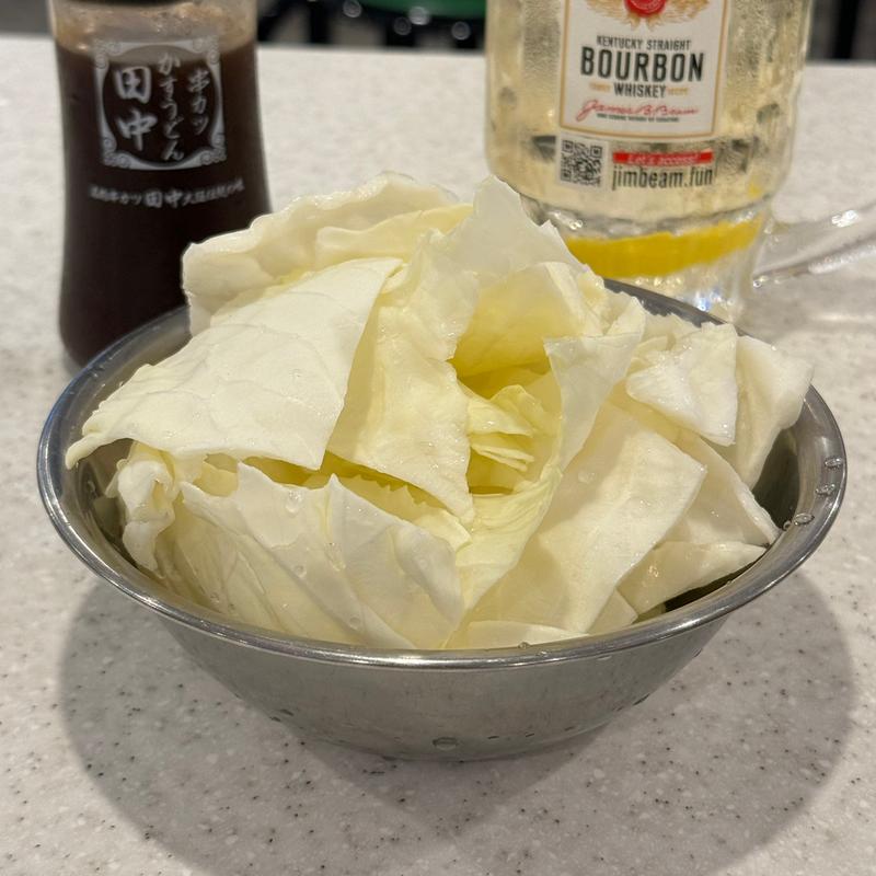 お通し(串カツ田中 黒川店)