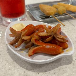 タコウィンナー炒め(串カツ田中 黒川店)