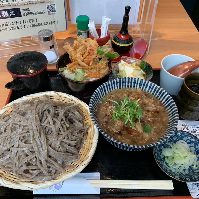 肉汁せいろ(粗挽きそば)(粗挽きそば 手打ち 日本橋福田雅之)