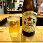 サッポロ赤星ラガー(大衆酒場 チャン栓チャン)