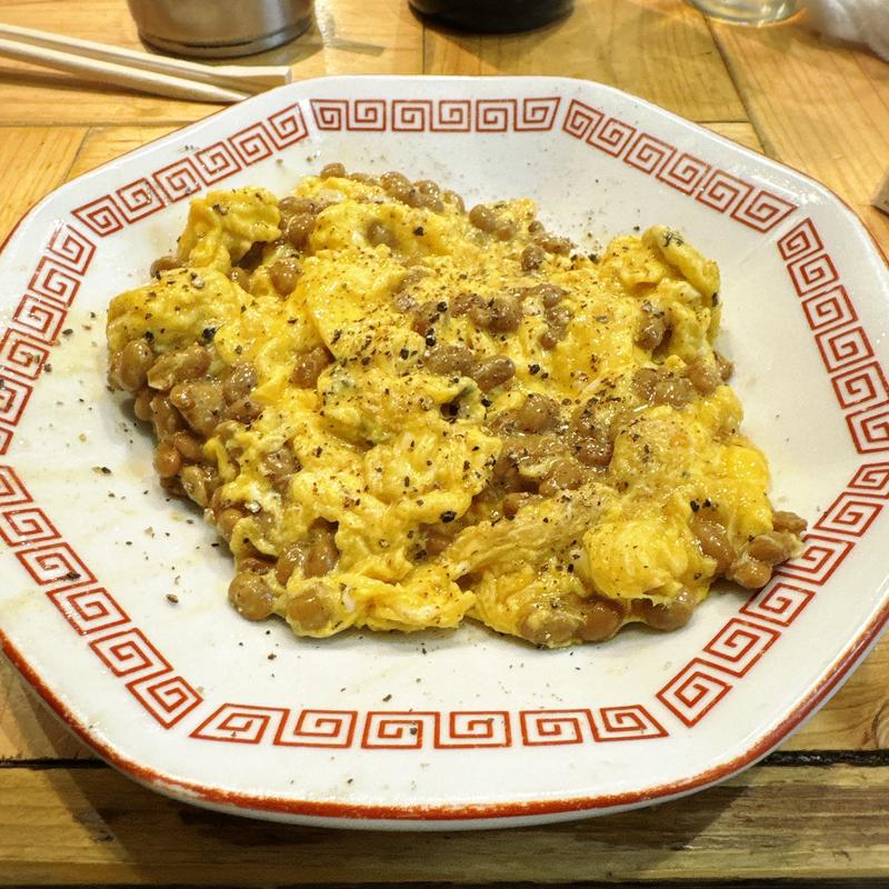 納豆オムレツ(大衆酒場 チャン栓チャン)