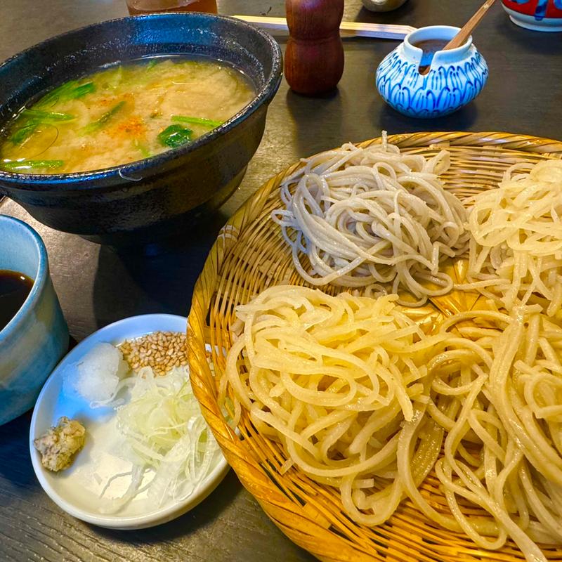 二色もりとけんちん汁(松翁)