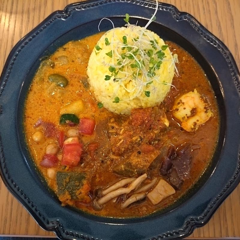 ココナッツブリカレー(cafe Curia Lente)