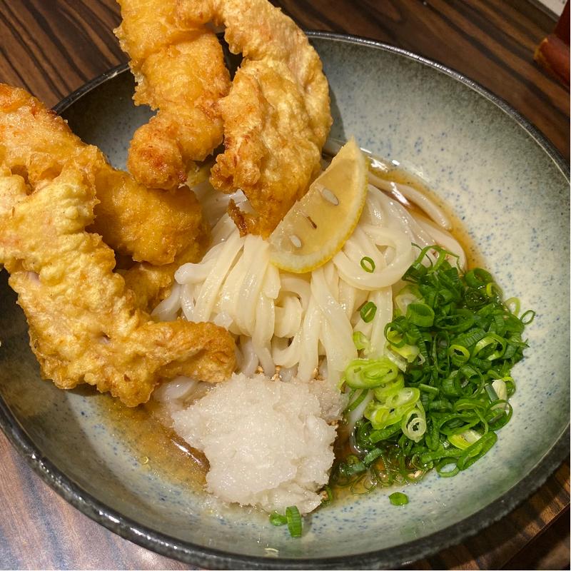 すだちおろしかしわ天うどん(ささ吟 （ササギン）)