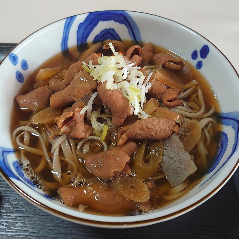 もつ蕎麦＋大盛り(すこやか館)
