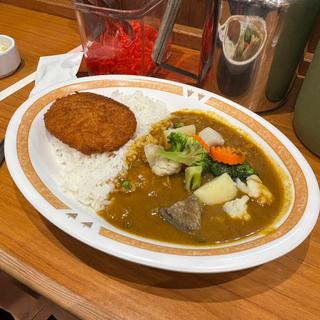 温野菜カレー(カレーショップ C＆C 新宿本店 )