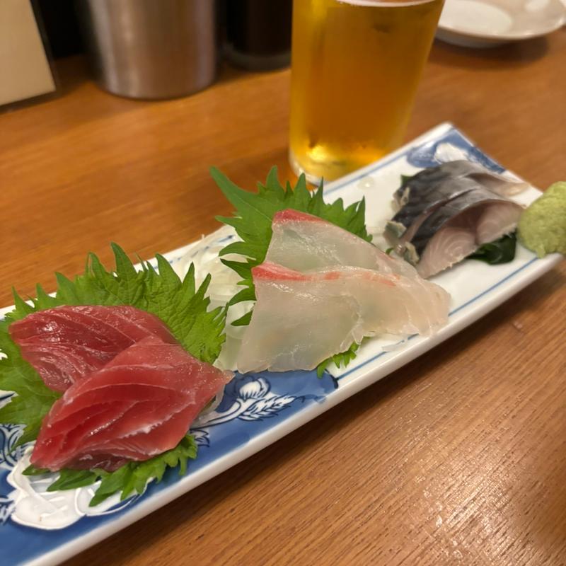 刺身3点盛り(大衆酒場845(ハシゴ))