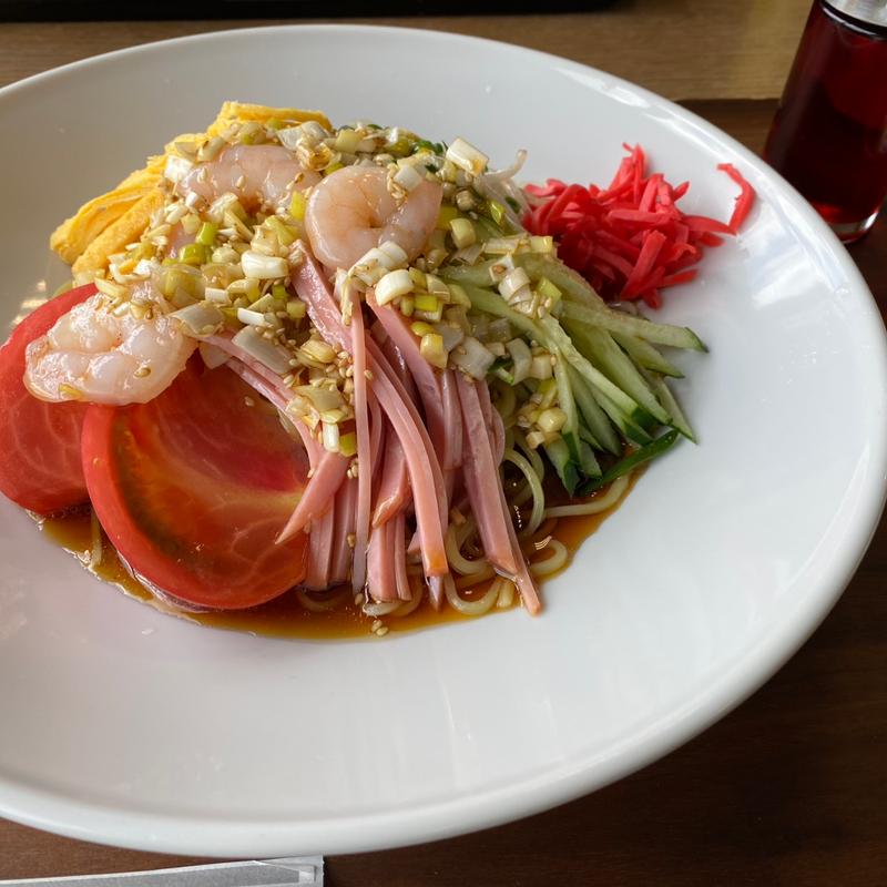 冷やし中華大盛(浅見カントリー倶楽部 )