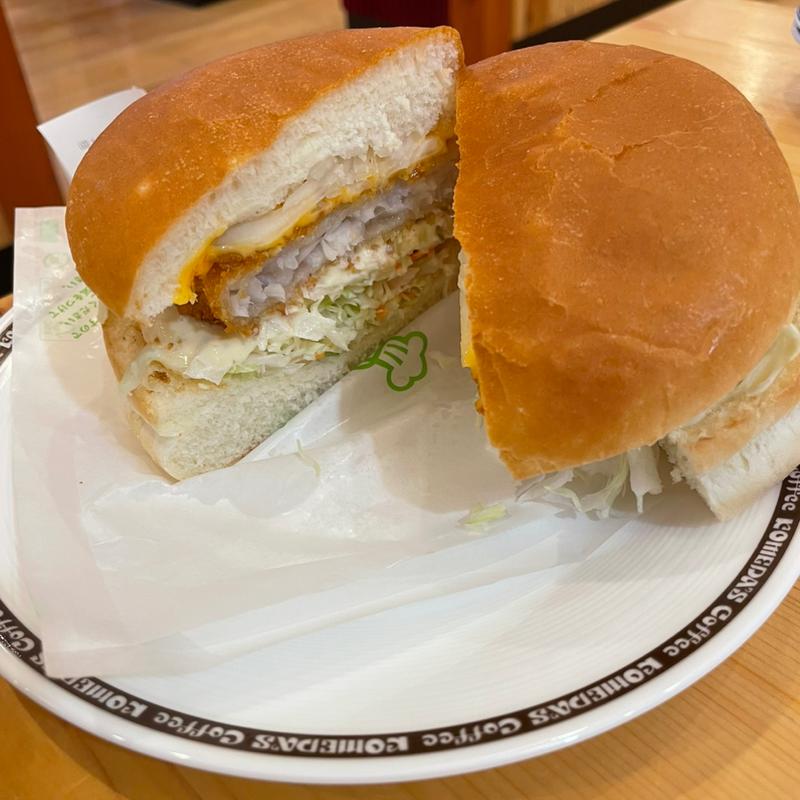 フィッシュバーガー(コメダ珈琲店 国分寺店)