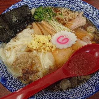 ワンタン麺 ＋ 生姜醤油変更(大勝軒おはこ八千代 本八幡分店)