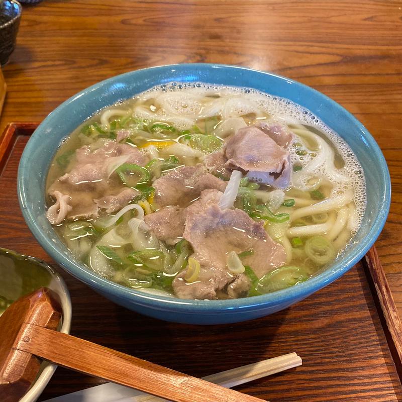 白つゆ肉うどん(森田屋)