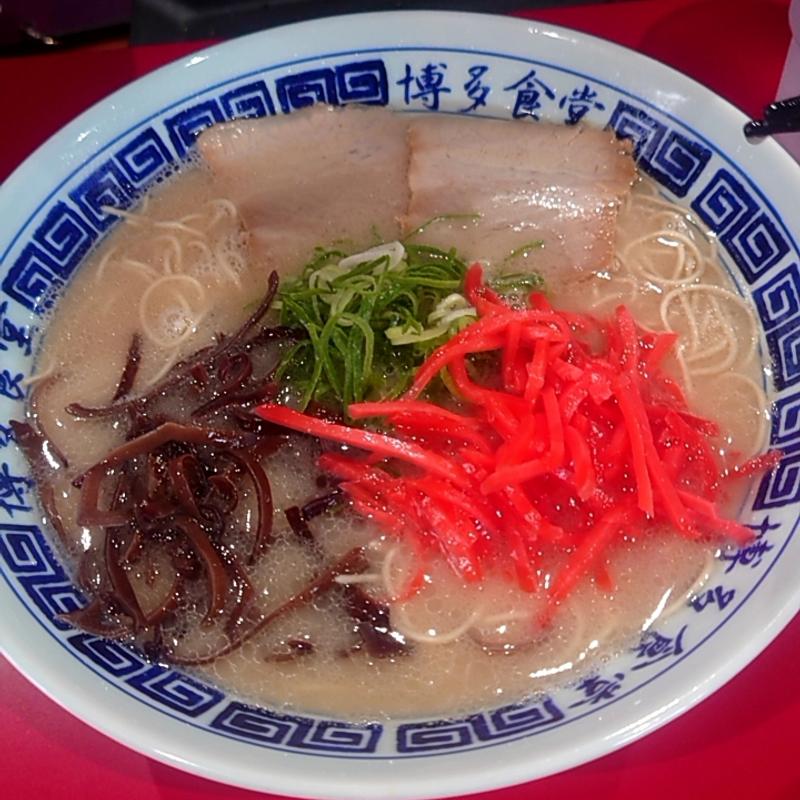 博多ラーメン(博多食堂)