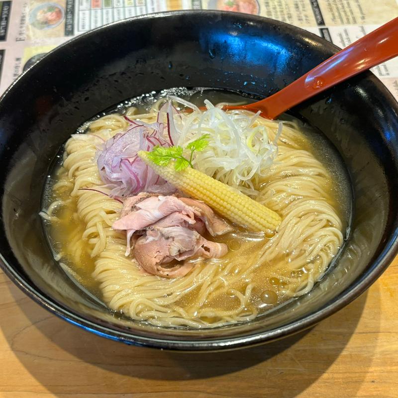 渡り蟹の冷し麺(焼きあご塩らー麺 たかはし 歌舞伎町店)