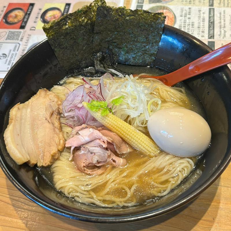 特製渡り蟹の冷し麺(焼きあご塩らー麺 たかはし 歌舞伎町店)