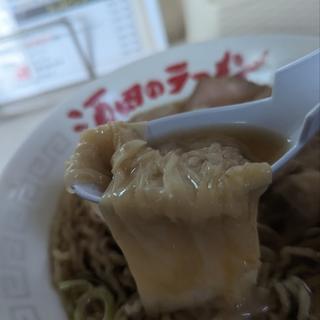 チャーシューふわとろワンタンメン(三日月軒東中の口店)