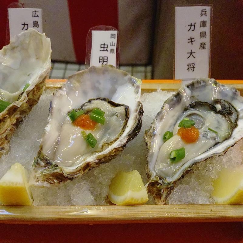 生牡蠣盛り合わせ(牡蠣専門居酒屋 カキラバ)