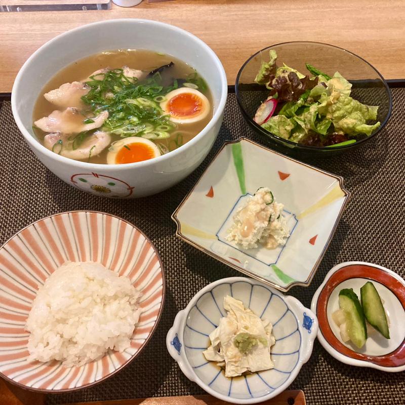 自家製鯛だしラーメンセット(旬味酒彩 れん)