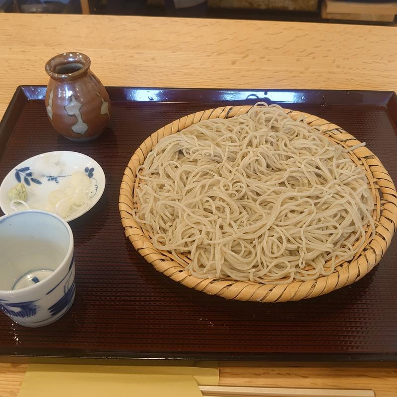 生粉打ちせいろ＋大盛り(蕎麦切り わたなべ)
