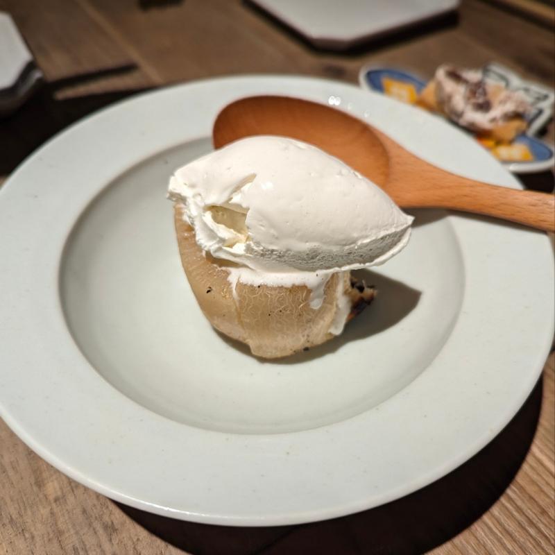 ふろふき大根 塩トリュフホイップ(高円寺 動悸（ときめき）)