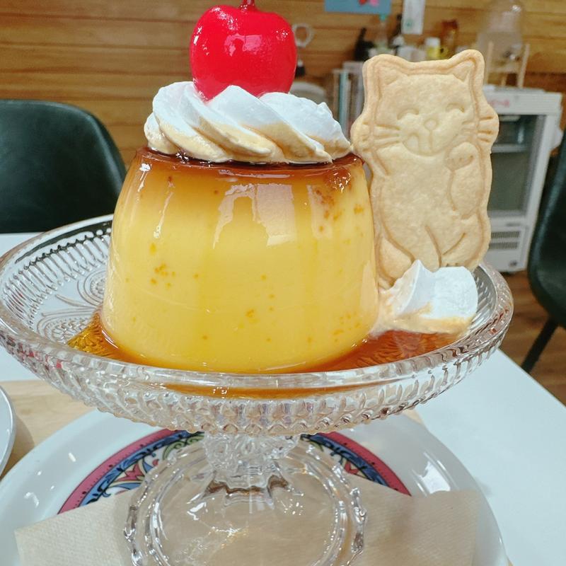 昔ながらのプリン(猫舌食堂)