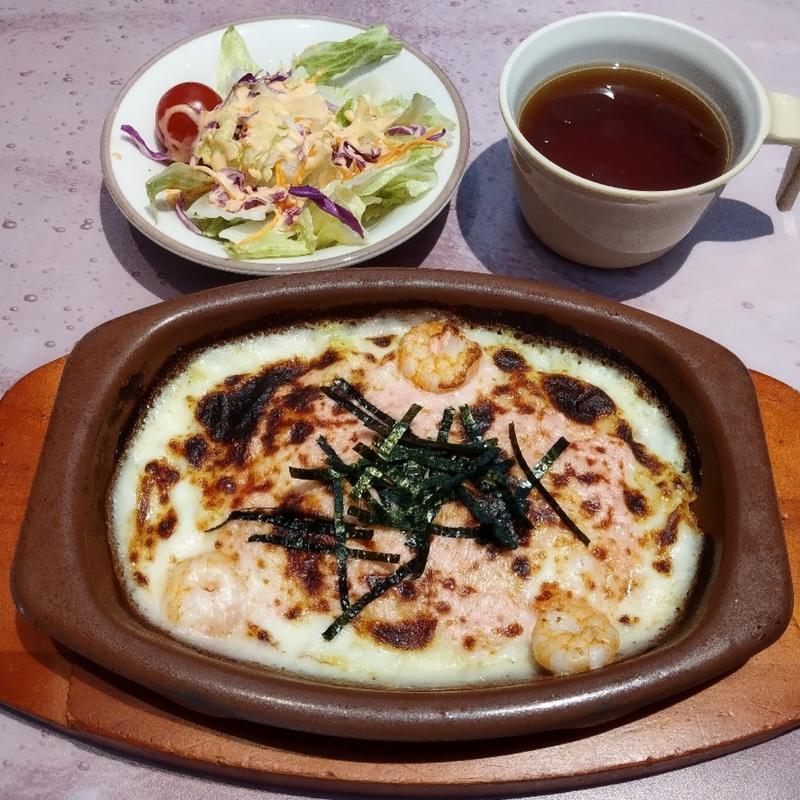 タラコとエビのドリア(サイゼリヤ アリオ亀有店)