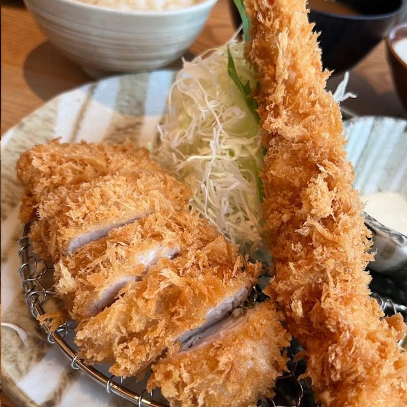 大海老かつとヒレかつ(名代とんかつ かつくら 三条本店)